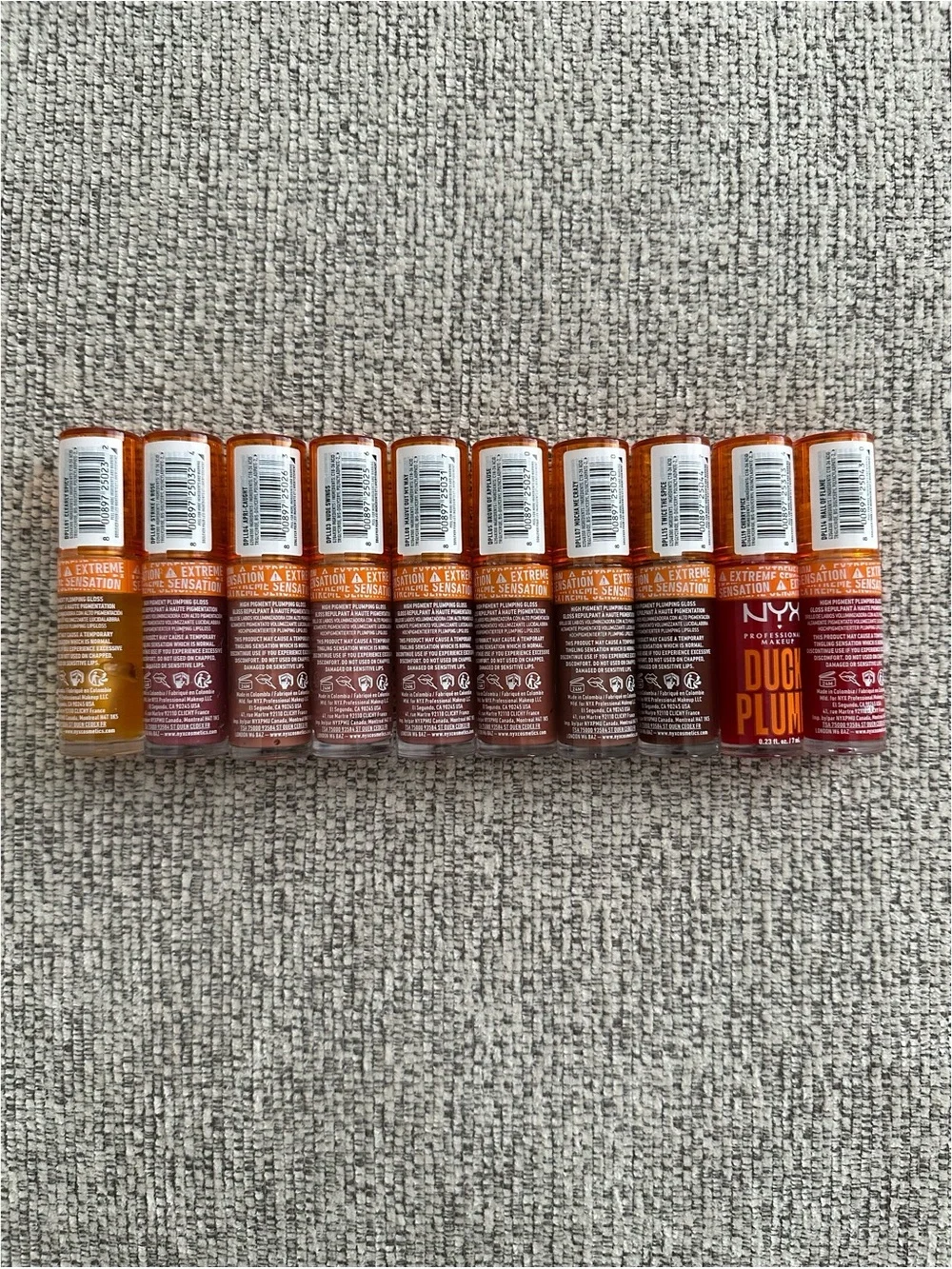 BRAND NEW NYX Duck Plump High Pigment Plumping Lip Gloss – 10 Full Size Glosses